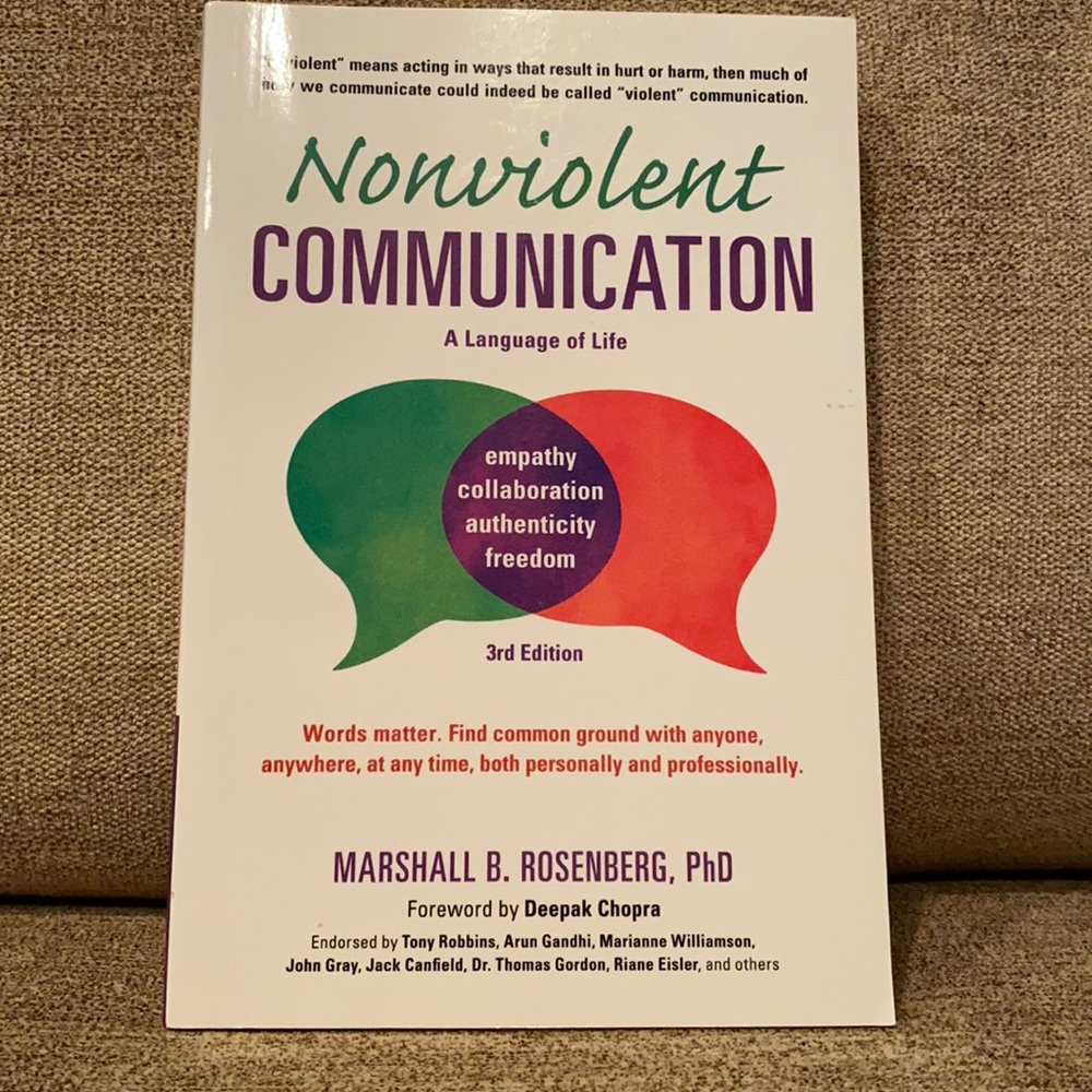 Nonviolent Communication book